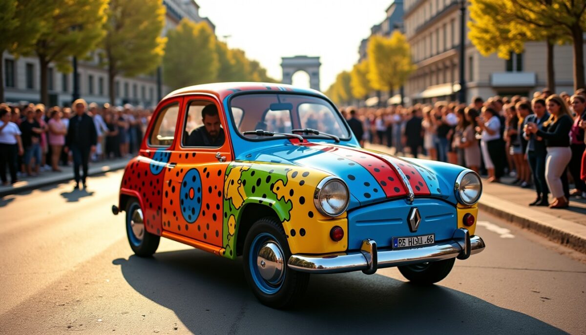 Pop Art Car 2.0 revient au défilé Renault® sur les Champs-Élysées Pop Art Car 2.0 revient au défilé Renault® sur les Champs-Élysées